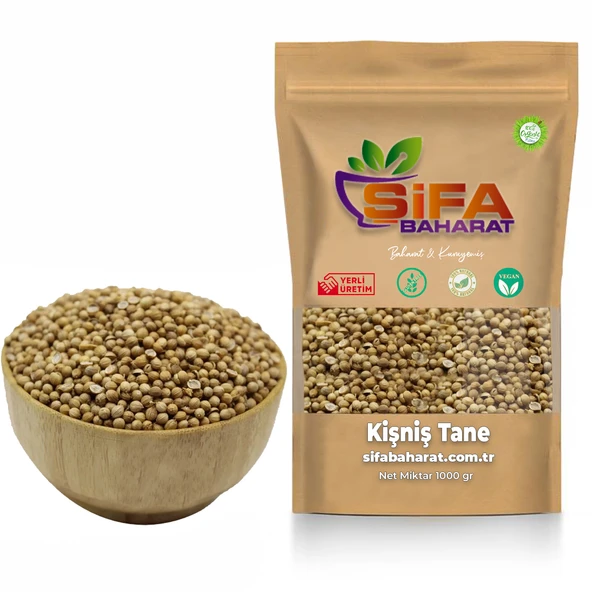 Şifa Baharat Kişniş Tane 1000 gr ürün görseli