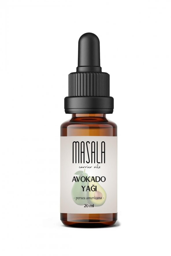 Masala Saf Avokado Yağı 20 ml. Soğuk Pres (Avocado Oil) - Resim 2