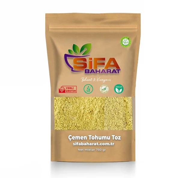 Şifa Baharat Çemen Tohumu Toz 750 gr ürün görseli 1