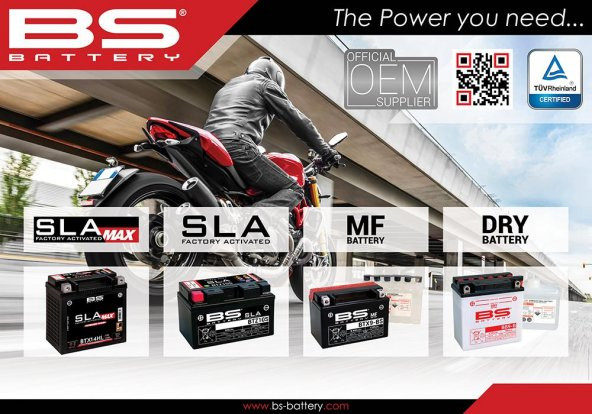 Bs Bt12b-4 Sla 2017-2022 Ducati Scrambler Desert Sled Uyumlu Akü Jel Akü - Resim 3