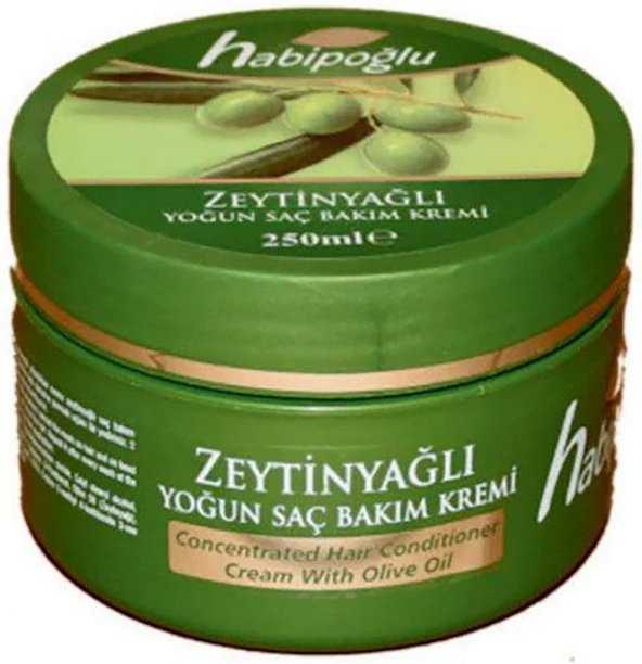 Habipoğlu Zeytinyağlı Saç Bakım Kremi 250 ML