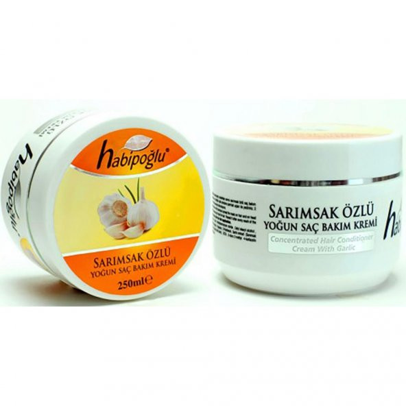 Habipoğlu Sarımsak Özlü Saç Bakım Kremi 250 ML - 2