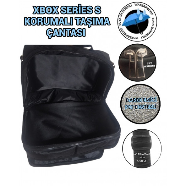 SEVBAGS XBOX SERİES-S KORUMALI TAŞIMA ÇANTASI - 2