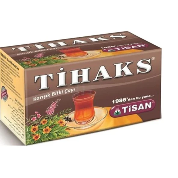 Tisan Tihaks  Bitki Çayı 20 Li Süzen Poşet - Resim 1