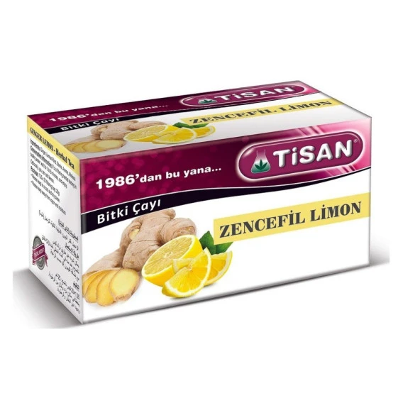 Tisan Zencefil Limon Çayı 20 Poşet