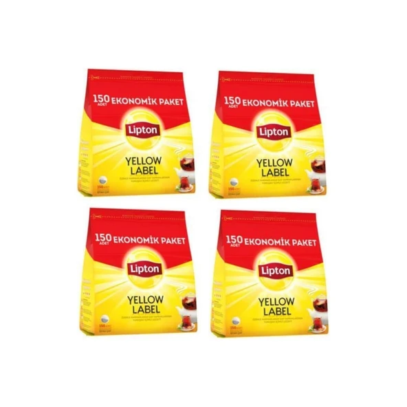 Lipton Yellow Label Demlik Poşet Çay 150 Li 480 Gr X 2 Paket - 3