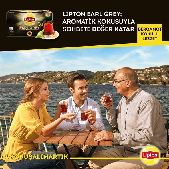 Lipton Earl Grey Demlik Poşet Çay 100lü X 3 Adet - 6