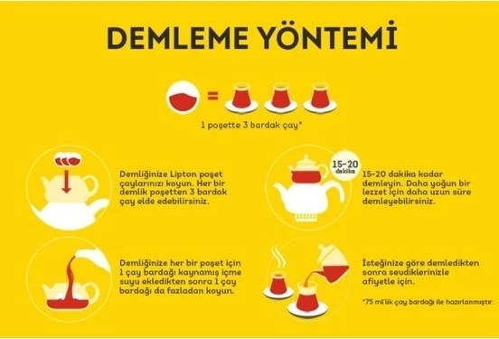 Lipton Earl Grey Bergamot Aromalı Siyah Süzen Demlik Poşet Çay 2li 250 x 3.2 G - 2