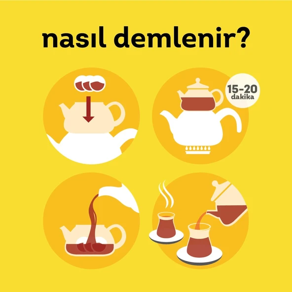 Lipton Yellow Label 3.2 gr 100lü 3 Adet Demlik Poşet Çay - 3