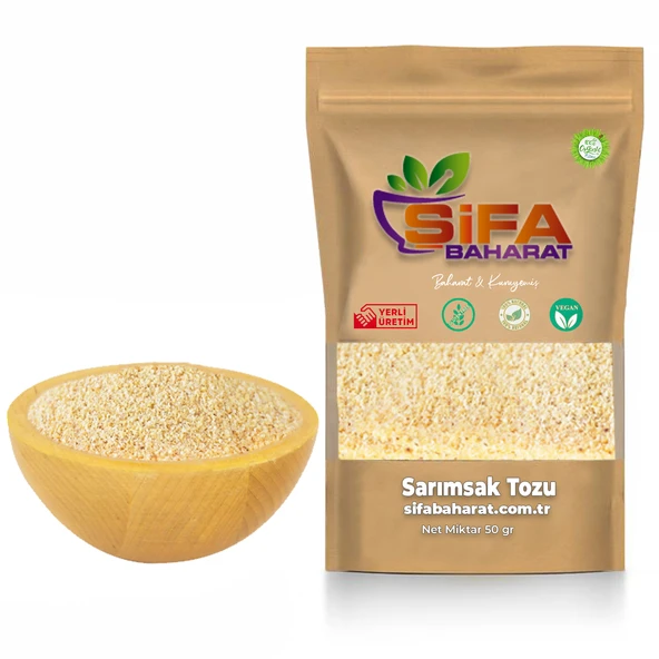 Şifa Baharat Sarımsak Tozu 50 gr ürün görseli