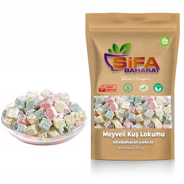 Şifa Baharat Meyveli Kuş Lokumu 750 gr - 1