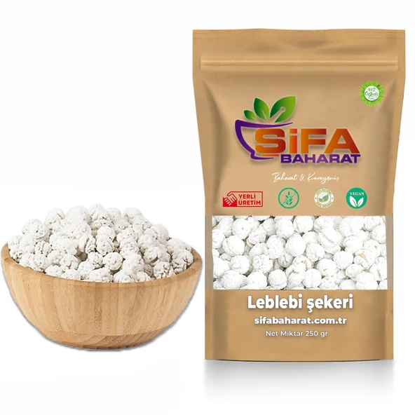 Şifa Baharat Leblebi Şekeri Beyaz 250 gr ürün görseli