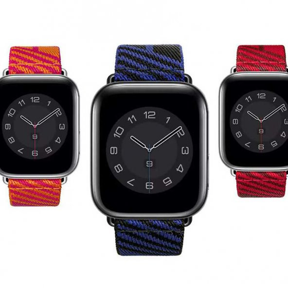 Apple Watch Ultra 49mm Kordon KRD-51 Hasır Strap Kayış - 7