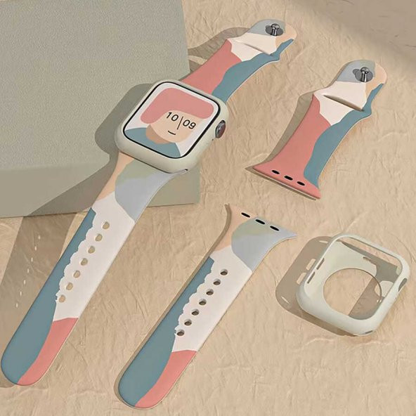 Apple Watch Ultra 49mm Kordon KRD-62 Silikon Strap Kayış - 6