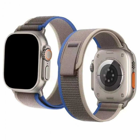 Apple Watch Ultra 49mm Zore KRD-77 Hasır Kordon