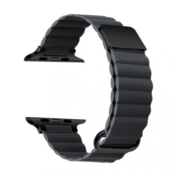 ​​​Apple Watch 38mm KRD-78 PU Deri Kordon Strap Kayış - 11