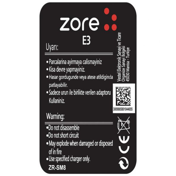 General Mobile Discovery E3 Zore A Kalite Uyumlu Batarya - 2