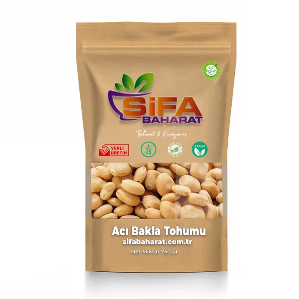 Şifa Baharat Acı Bakla Tohumu 750 gr