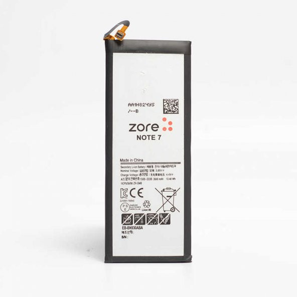 Galaxy Note 7 Zore Tam Orjinal Batarya