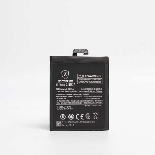 Xiaomi Mi Note 3 Zore Tam Orjinal Batarya