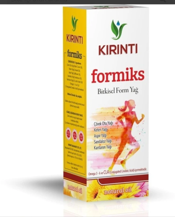 Kırıntı Formiks Bitkisel Form Yağ 100 Ml