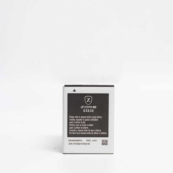 Galaxy Ace S5830 Zore A Kalite Uyumlu Batarya