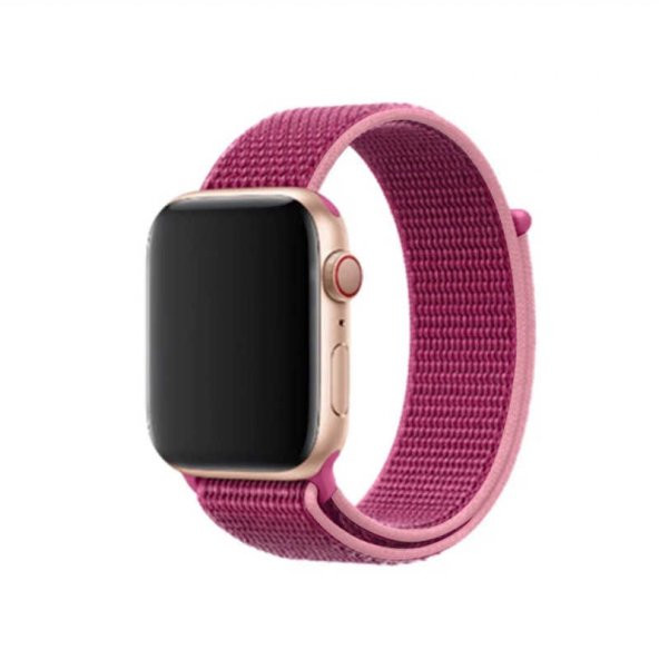 Apple Watch 44mm KRD-03 Hasır Kordon - 4