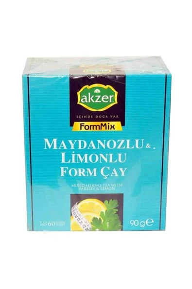 Akzer Maydanozlu Limonlu Form Çayı 60 Süzen Poşet