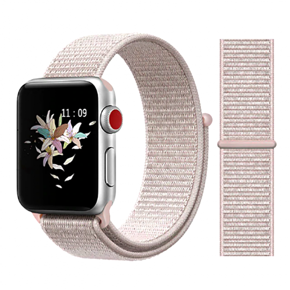 Apple Watch 38mm KRD-03 Hasır Kordon - 12