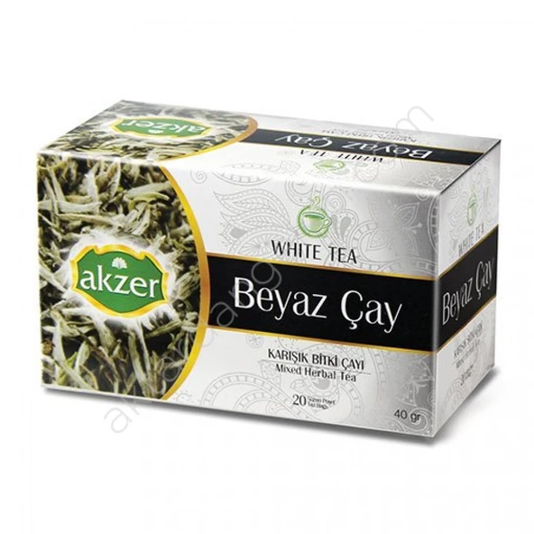 Akzer Beyaz Çay 2O Li Süzen Poşet ürün görseli 1