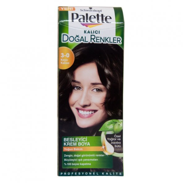 Palette Natural Saç Boyası  3-0 Koyu Kakao x 4 Adet