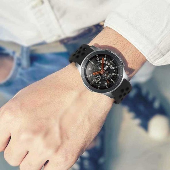 Galaxy Watch 42mm (20mm) KRD-02 Silikon Kordon - 12
