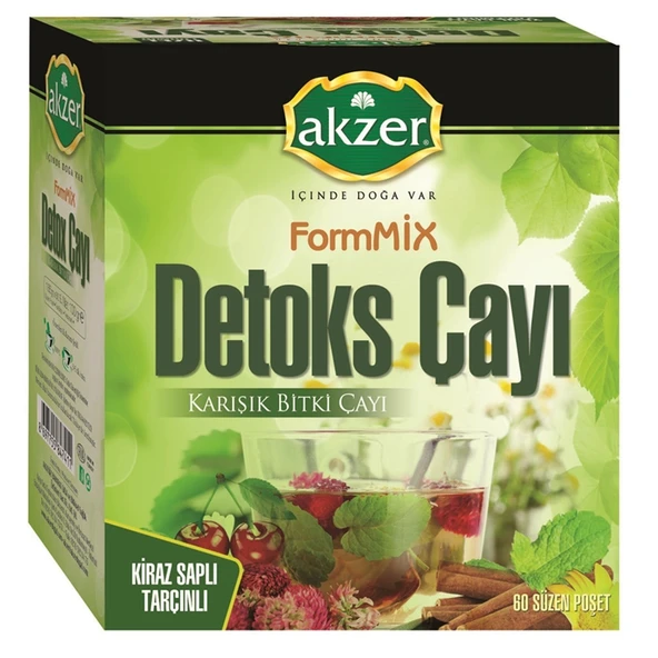 Akzer Detoks Tea 60 Süzen Poşet Çay