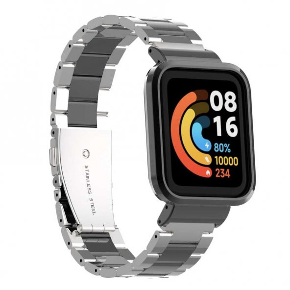 Xiaomi Redmi Watch (Mi Watch Lite) Zore KRD-60 Metal Kordon - 12