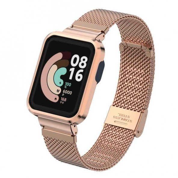 Xiaomi Redmi Watch (Mi Watch Lite) Zore KRD-59 Metal Kordon - 2