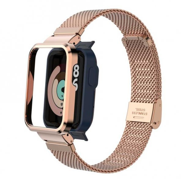 Xiaomi Redmi Watch (Mi Watch Lite) Zore KRD-59 Metal Kordon - 4