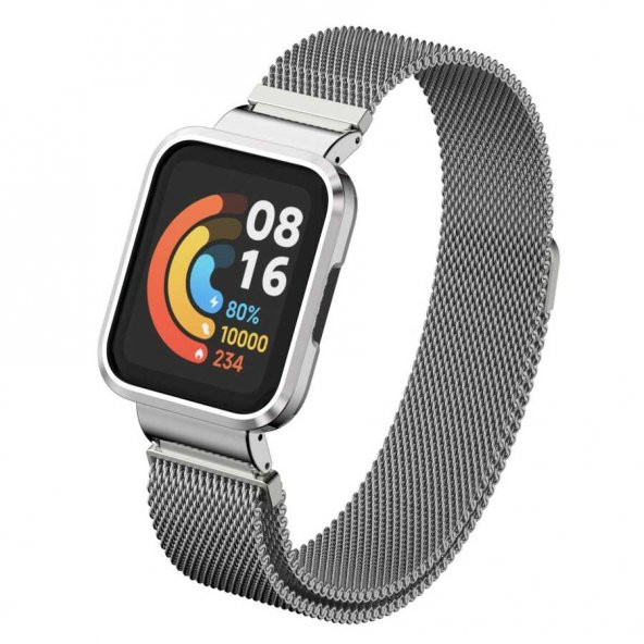 Xiaomi Redmi Watch (Mi Watch Lite) Zore KRD-58 Metal Kordon - 2