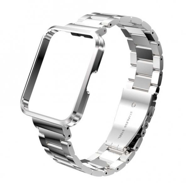 Xiaomi Redmi Watch 2 Lite Zore KRD-60 Metal Baklalı Kordon - 3