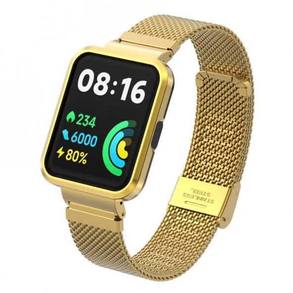 Xiaomi Redmi Watch 2 Lite Zore KRD-66 Metal Kordon - 6