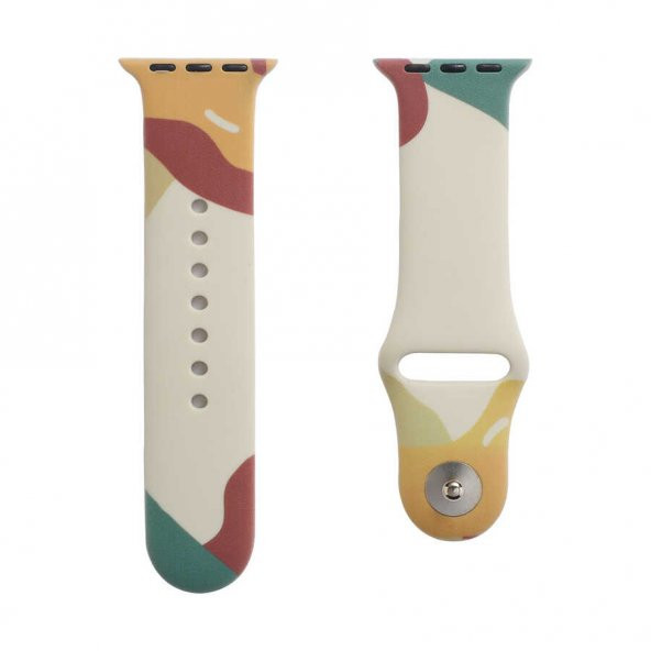 Apple Watch 7 45mm KRD-62 Silikon Kordon - 3