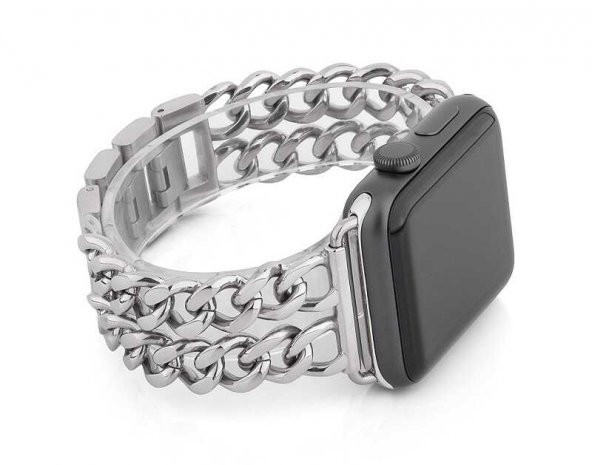 ​​​Apple Watch Ultra 49mm Kordon Cowboy Metal Strap Kayış - Resim 6