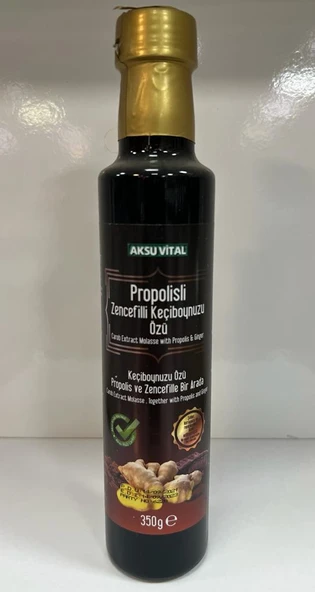 Aksu Vital Propolisli Zencefilli Keçiboynuzu Özü 360 Gr - 1