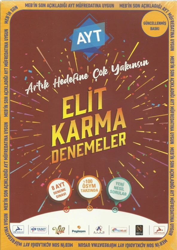 ELİT KARMA AYT 8 FASİKÜL DENEMELER-YENİ