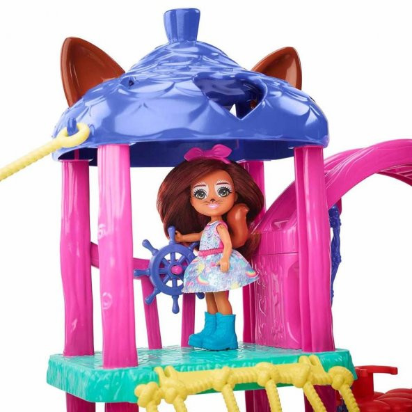 Mattel Enchantimals Çocuklar İçin Sincap Kızlar Oyun Parkı Seti - 3