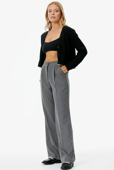 Hırka Atlet İkili Triko Takım - Siyah - 6