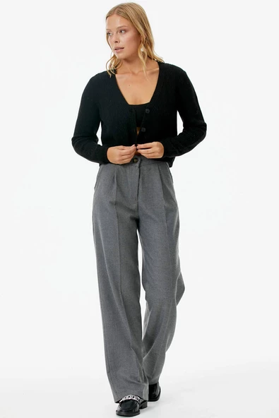 Hırka Atlet İkili Triko Takım - Siyah - 3