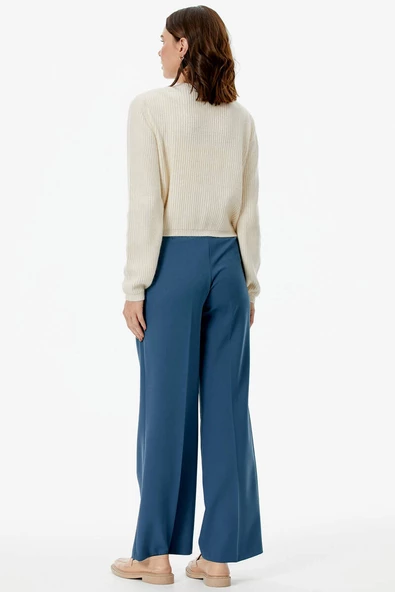 Hırka Atlet İkili Triko Takım - Kemik - Resim 5