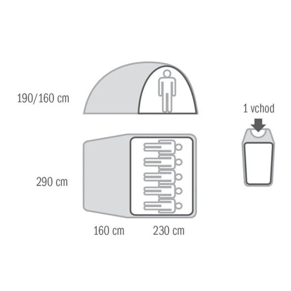 HUSKY BIGLESS 5 KISILIK CADIR - 4