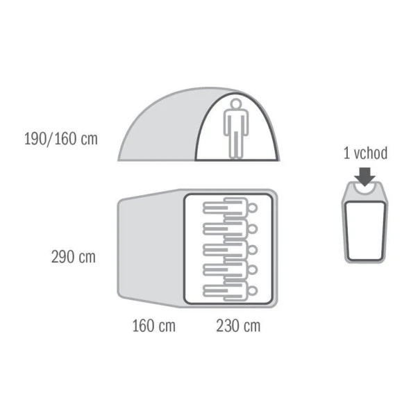 HUSKY BIGLESS 5 KISILIK CADIR - 11