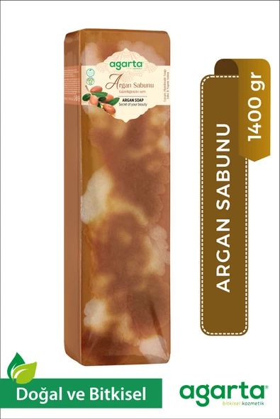 Agarta Doğal El Yapımı Argan Sabunu 1400 gr